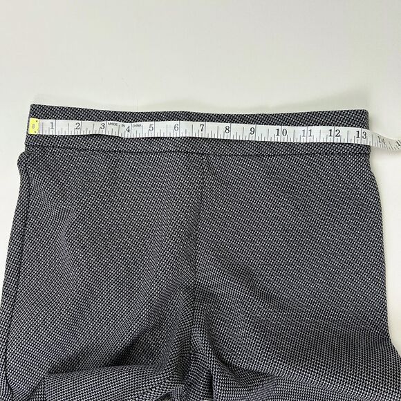 Theory Adbelle Flannel Tweed Leggings Skinny Stretch Pants Ponte Knit Pull On S - Picture 6 of 12
